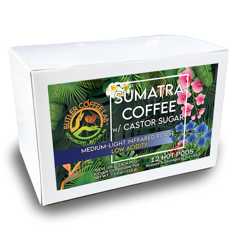 Sumatra Coffee w/Castor Sugar